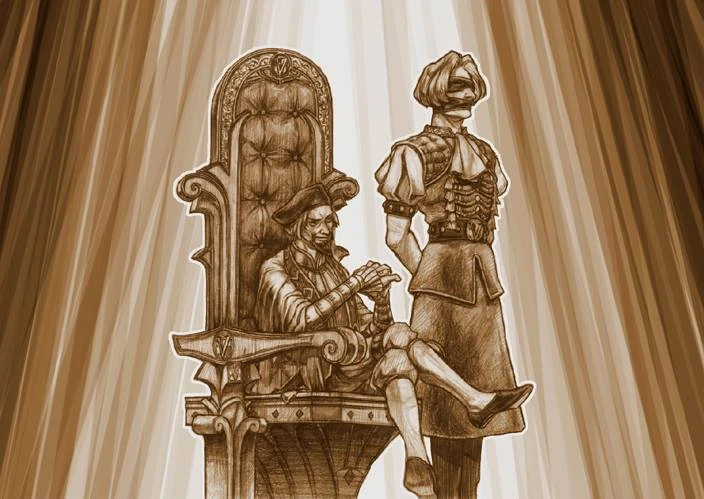 Young Voldo and Vercci as seen in Soul Calibur